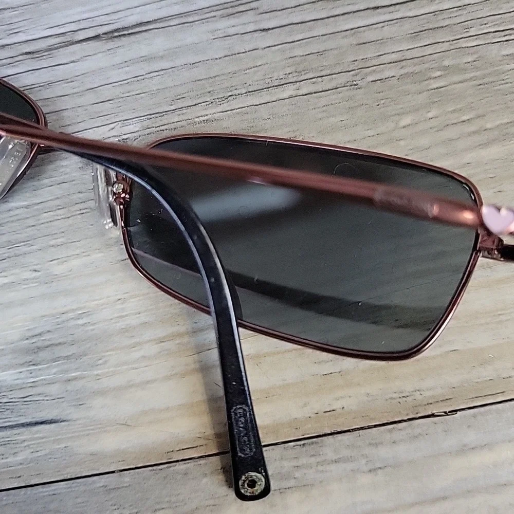 Coach Selma 121 Bordeaux Eyeglass Frames 53-18 135mm Full Rim‎ Metal Rectangular